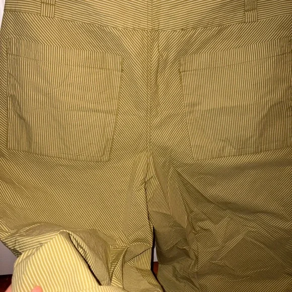 Striped Poplin Wide-Leg Pants - Picture 4 of 4